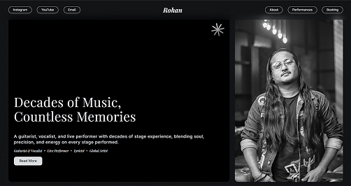 Musician & Live Performer – Rohan Rawat