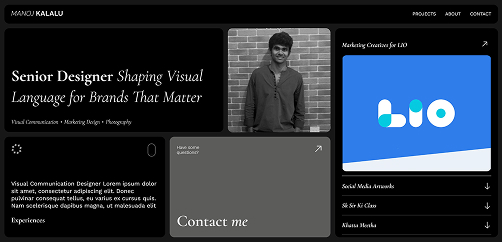 Visual Communication Designer - Manoj